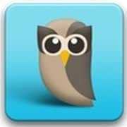 El logo de Hootsuite