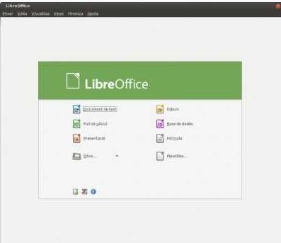 LibreOffice la suite ofimàtica en codi obert