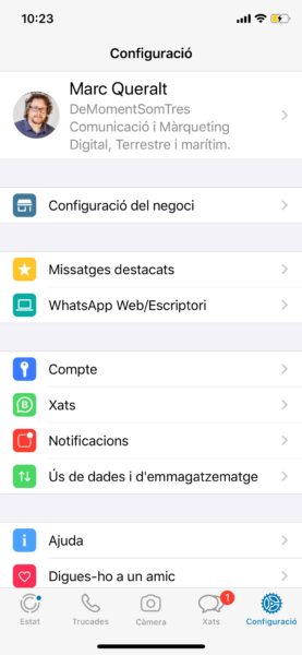 Crear catàleg de Whatsapp - pas 1
