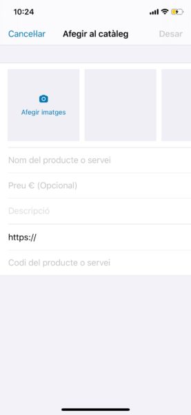 Crear catàleg de Whatsapp - pas 5