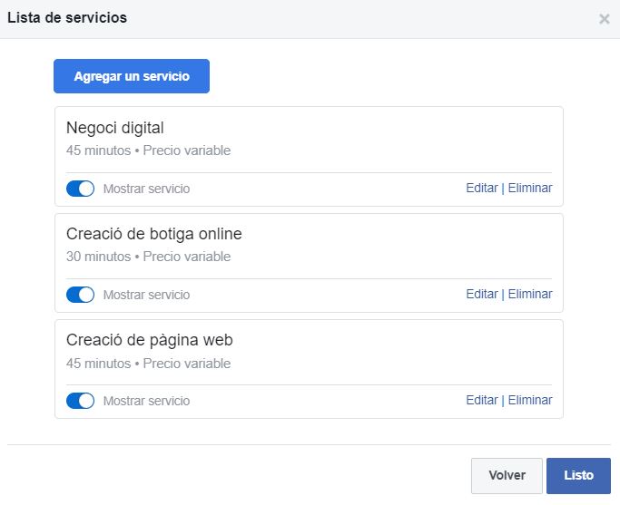 ¿Cómo configurar citas previas en mi página de Facebook? 15