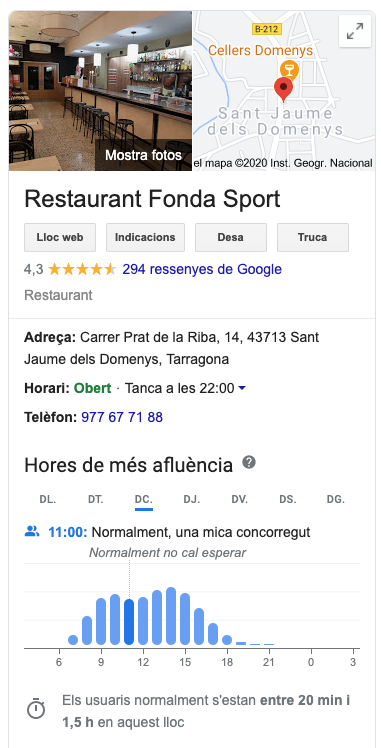 Google MyBusiness y restauración 1