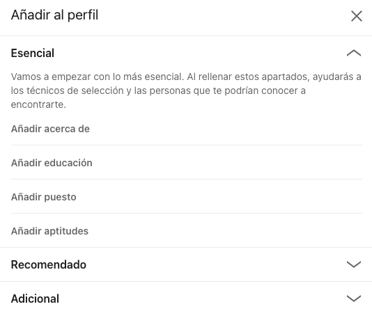 ¿Tienes el perfil de Linkedin configurado correctamente? 2