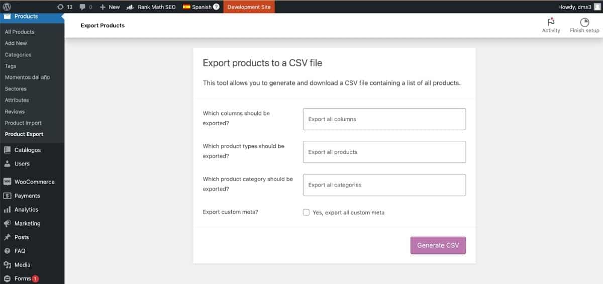 Manual d'importació i exportació de productes amb WooCommerce - DeMomentSomTres