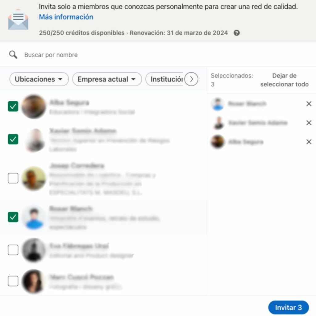 Cómo invitar a tus contactos a seguir tu página de LinkedIn 3