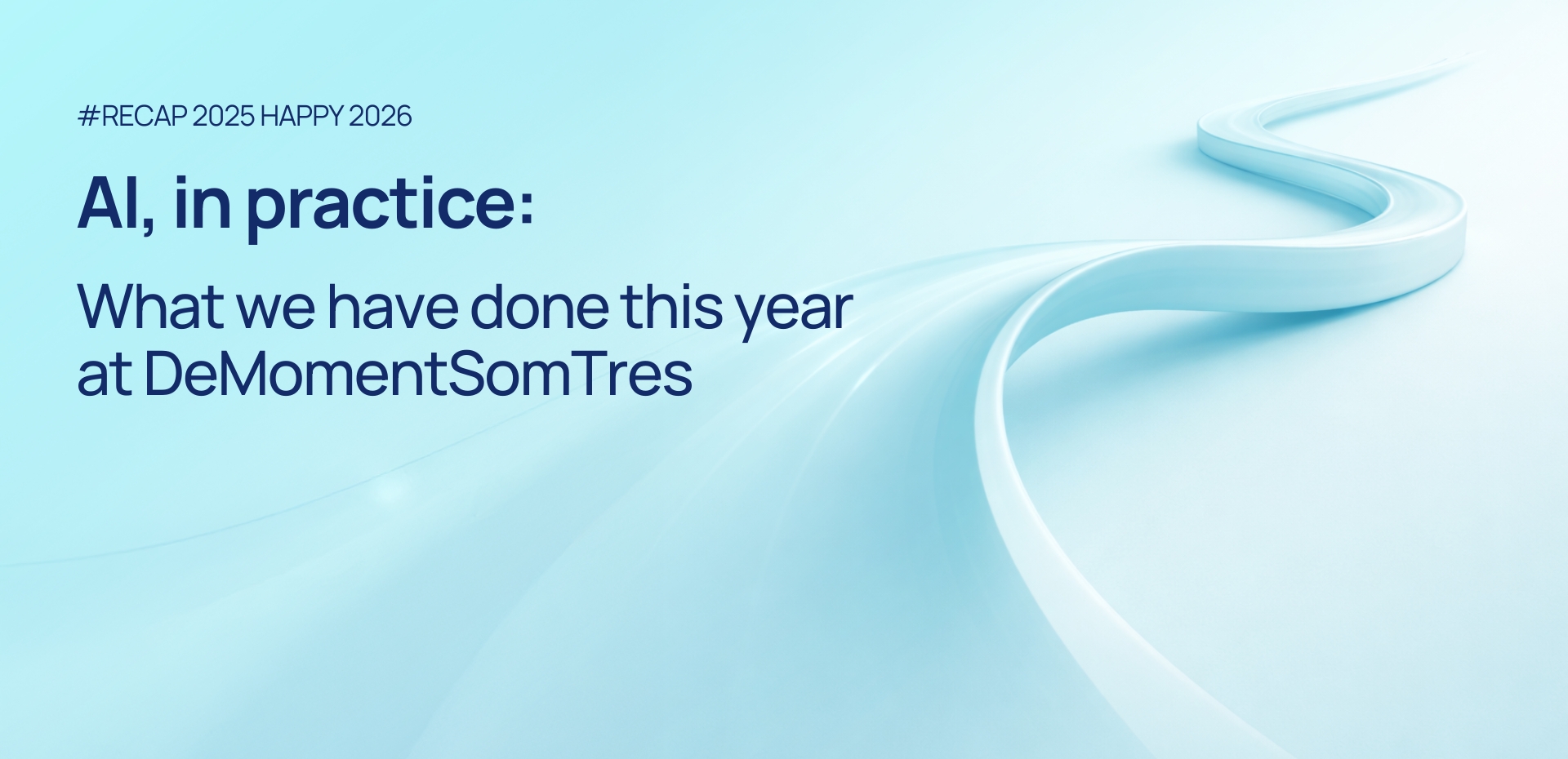 AI, in practice: what we have done this year at DeMomentSomTres