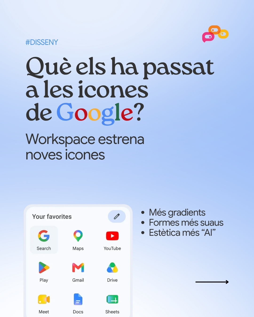 Què els ha passat a les icones de Google?