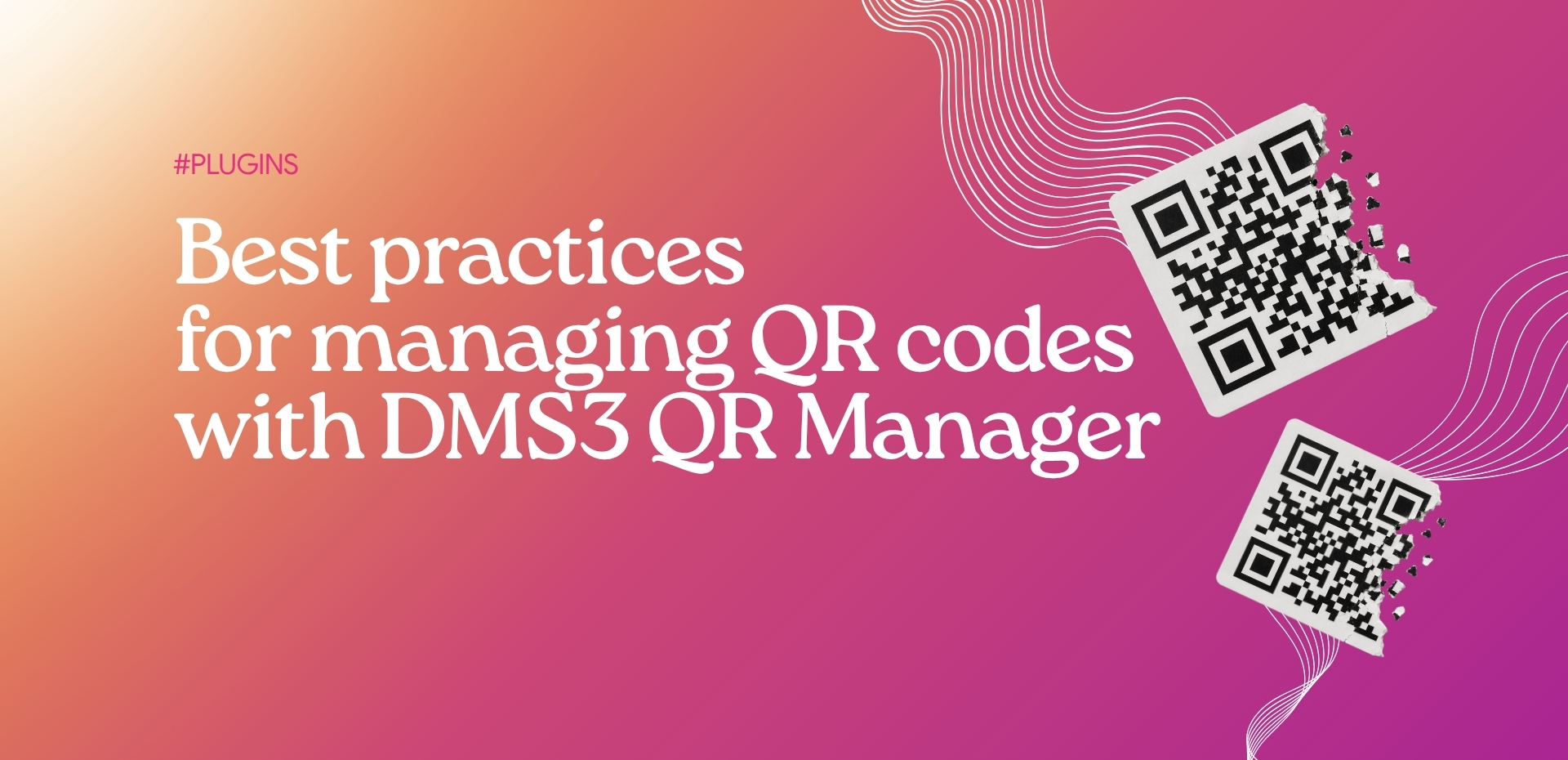 DMS3 QR Manager