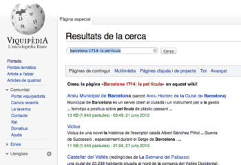 La cerca fallida de la Wikipedia, una crida a crear nous continguts