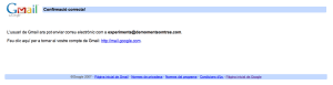 Confirmació de la verificació correcta del correu electrònic