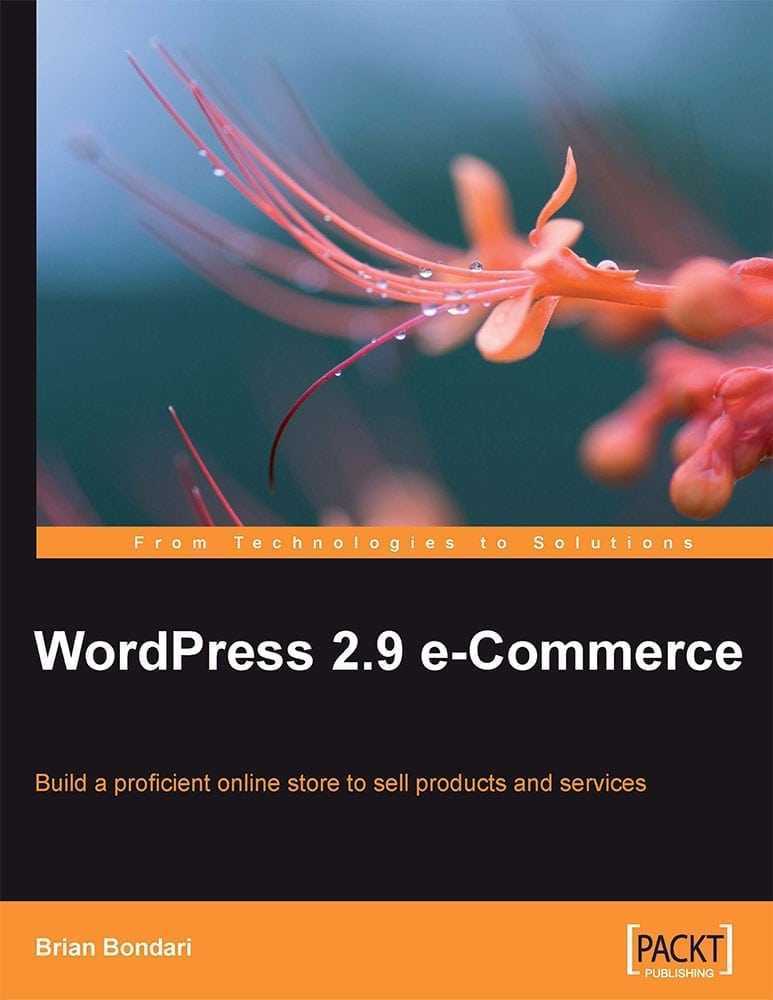 La portada del llibre sobre e-Commerce amb WordPress