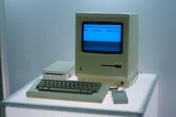 Un dels primers Apple Macintosh